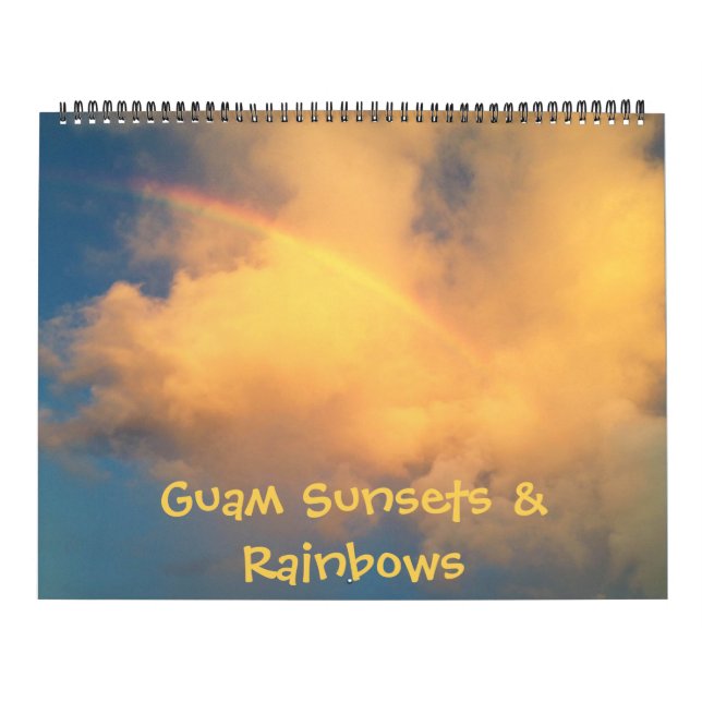 Guam Sunsets & Rainbows 18 Monate Kalender (Titelbild)