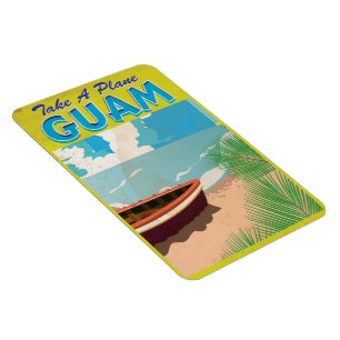 Guam Vintage-Reiseposter Magnet