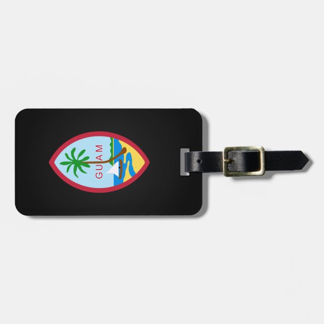 Guamanisches Wappen Gepäckanhänger (Vorderseite horizontal)