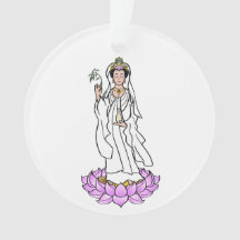 Guan Yin Bodhisattva auf Lotus