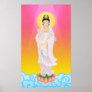 guan yin dans art déco