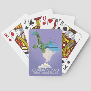 Guana Island Britische Jungfrau Spielkarten