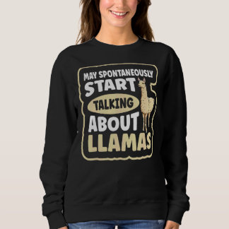 Guanaco für einen Lama-Fan Sweatshirt