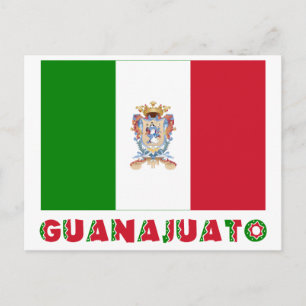 Guanajuato Inoffizielle Flagge Postkarte