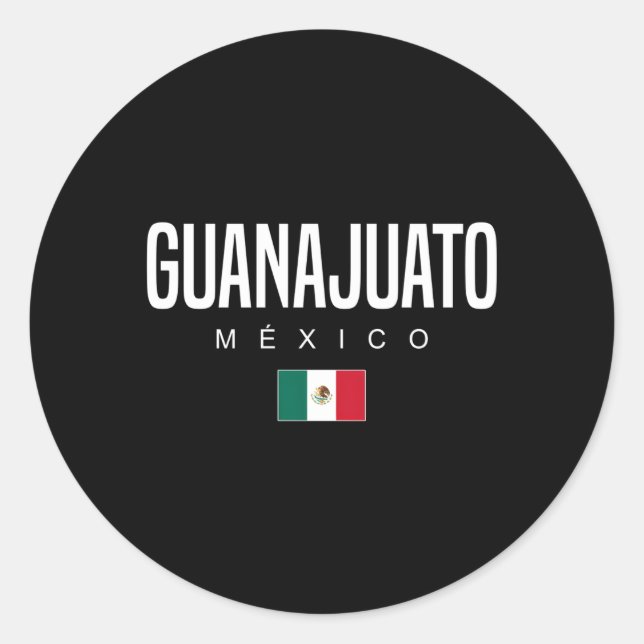 Guanajuato Mexico Runder Aufkleber (Vorderseite)