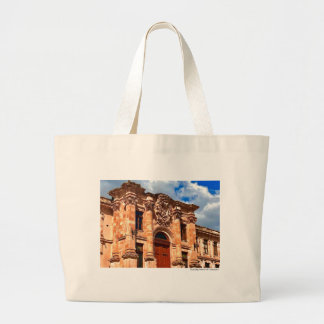 Guanajuato Pink Koloniales Gebäude Jumbo Stoffbeutel