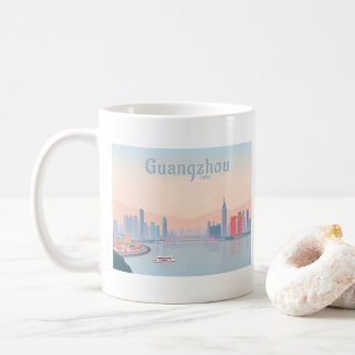 Guangzhou China Pearl River Pastel Travel Kaffeetasse