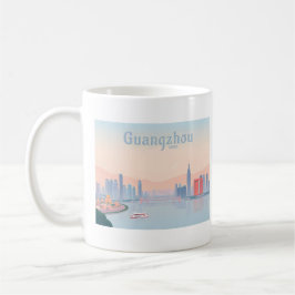 Guangzhou China Pearl River Pastel Travel Kaffeetasse