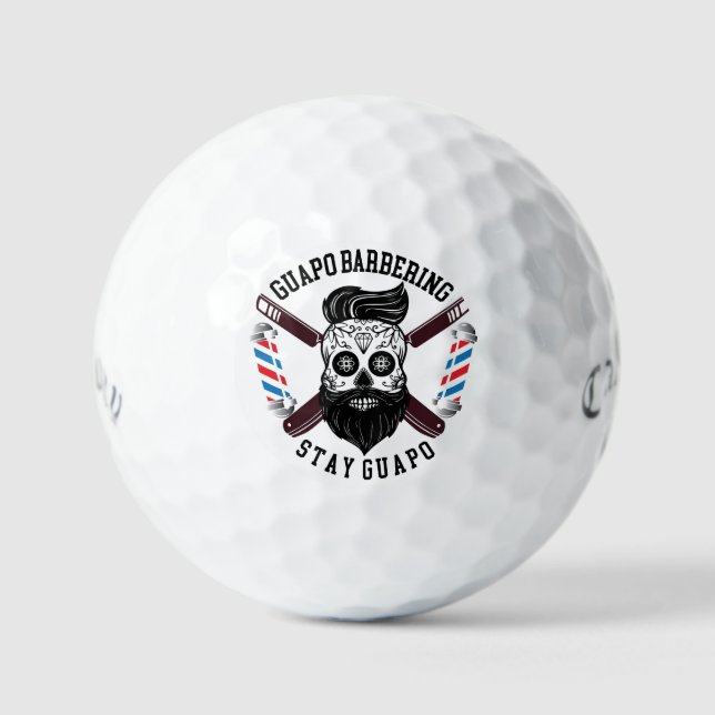 Guapo Barbering Custom Callaway Supersoft Golfball (Vorderseite)