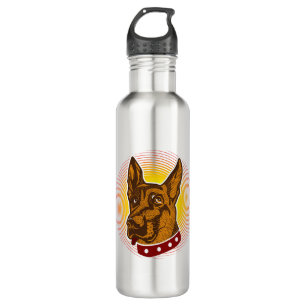 Guard Dog Belgisch Malinois Shepherd Edelstahlflasche