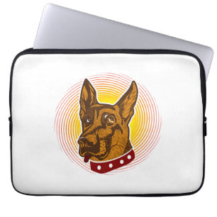 Guard Dog Belgisch Malinois Shepherd Laptopschutzhülle