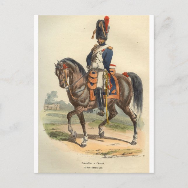Guard Horse Grenadier Postkarte (Vorderseite)