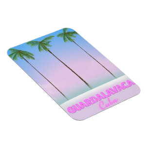 Guardalavaca Kuba Vintage Reiseplakat Magnet