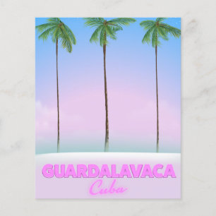 Guardalavaca Kubanisches Reiseplakat
