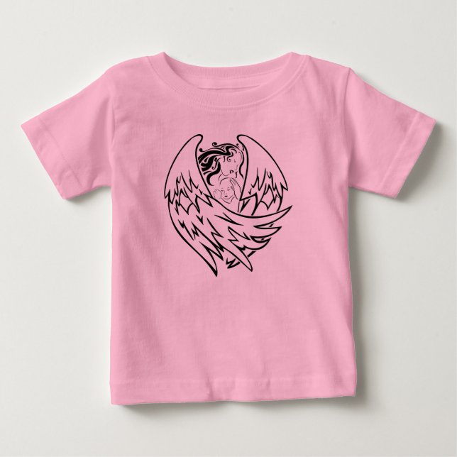 Guardian Angel Baby T-shirt (Vorderseite)