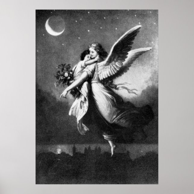 Guardian Angel bei Nacht Poster (Vorne)