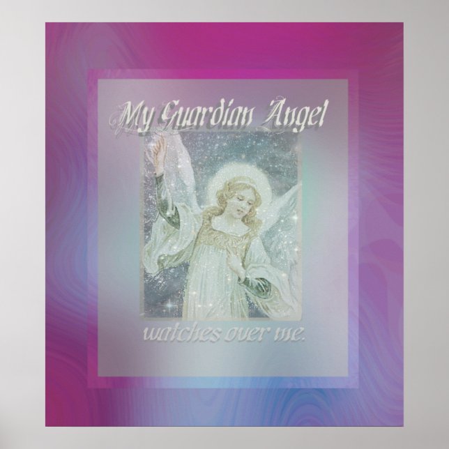 Guardian Angel beobachtet Sie Poster (Vorne)