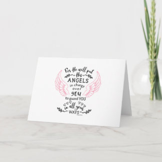 Guardian Angel Bible Scripture Verse Psalm 91 Karte