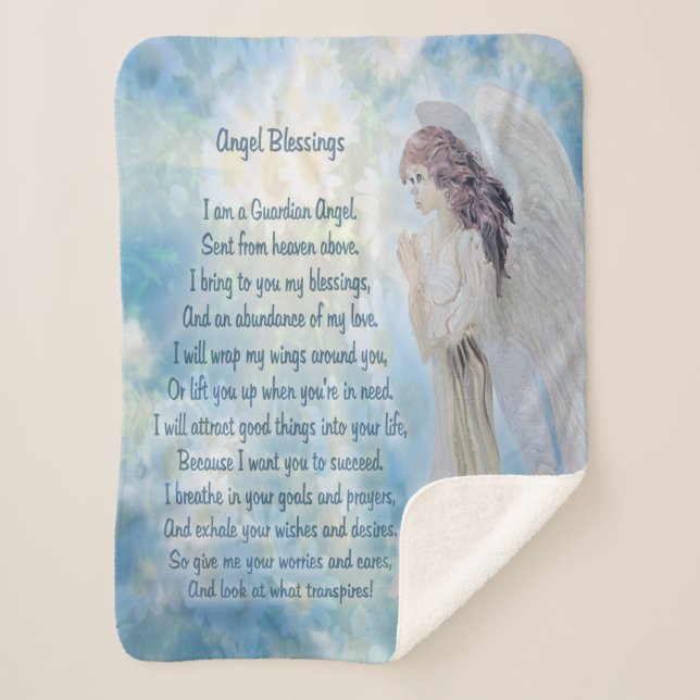 Guardian Angel Blanket Sherpadecke (Vorderseite)