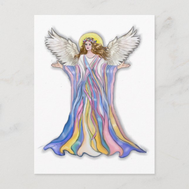 Guardian Angel Blessing Postkarte (Vorderseite)