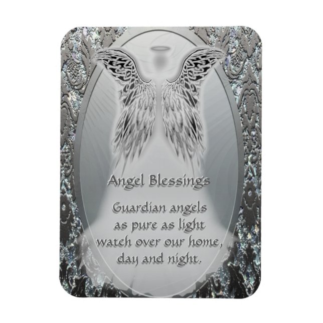 Guardian Angel Blessings Magnet (Vertikal)