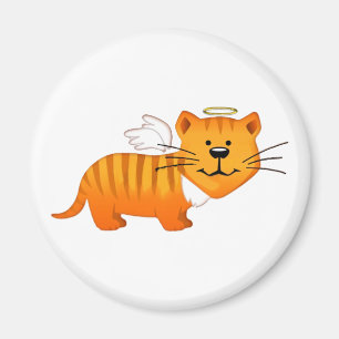 Guardian Angel Cat Magnet