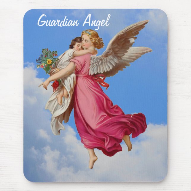 Guardian Angel Child Inspiration Mousepad (Vorne)