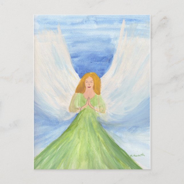Guardian Angel Christlich Spirituelle Religiöse Postkarte (Vorderseite)