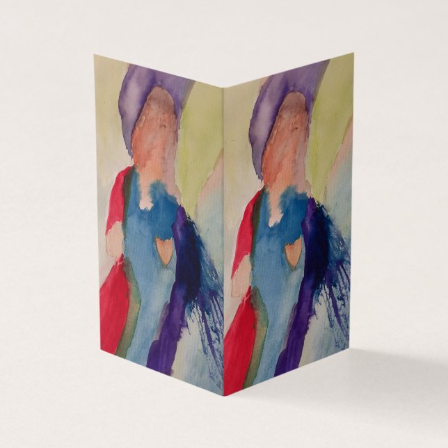 Guardian Angel Christmas Card (Vorderseite)