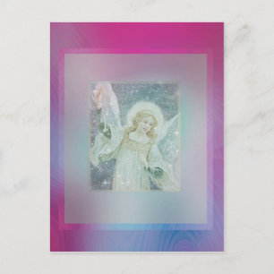 Guardian Angel Collage von Amelia Carrie Postkarte