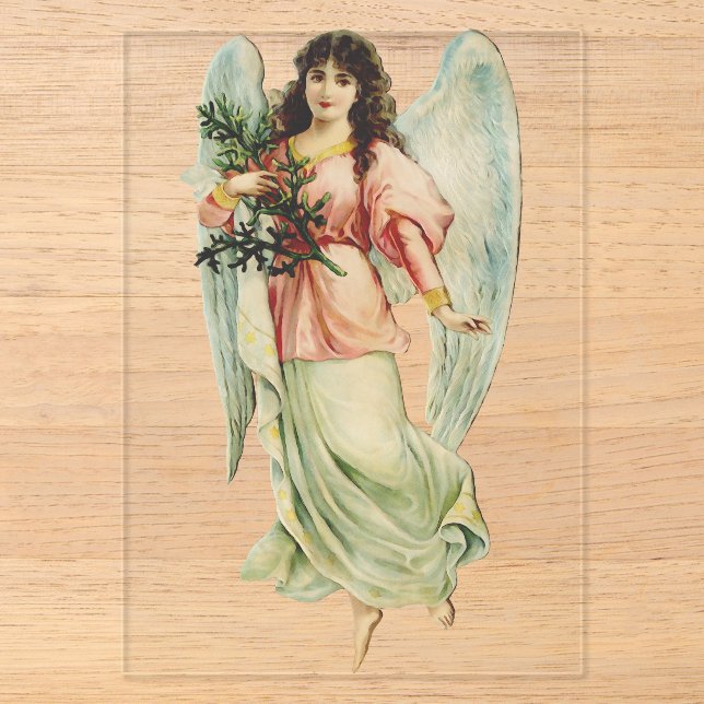 Guardian Angel Divine Watchfulness & Grace Art Acryleinladungen (Vorderseite)