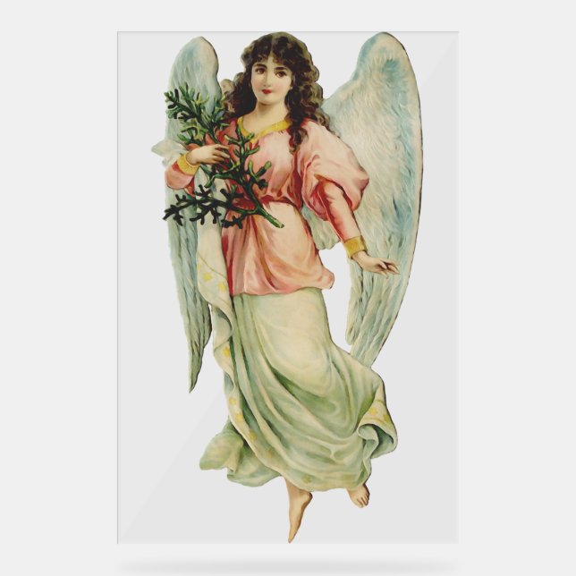Guardian Angel Divine Watchfulness & Grace Art Acrylschild (Vorderseite)