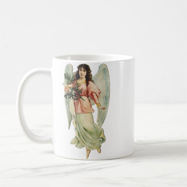 Guardian Angel Divine Watchfulness & Grace Art Kaffeetasse (Links)