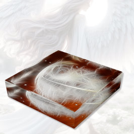Guardian Angel Feather Briefbeschwerer