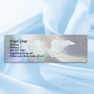 Guardian Angel Feather Mini Business Card Visitenkarte