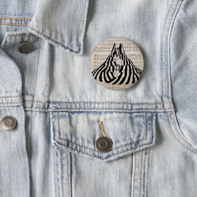 Guardian Angel Frau mit kleiner Mädchen Art Button (Beispiel)