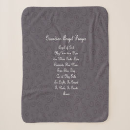 Guardian Angel Gebet Charcoal Gray Sherpadecke