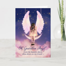 Guardian Angel Gebet für Freundinnen Karte
