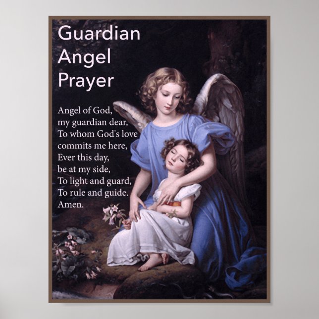 Guardian Angel Gebet für Girls-Poster Poster (Vorne)