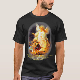 Guardian Angel    katholisches Gebet auf der Rücks T-Shirt