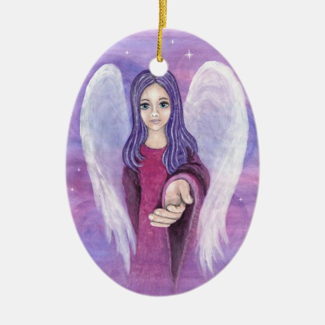 Guardian Angel Keramikornament (Vorne)