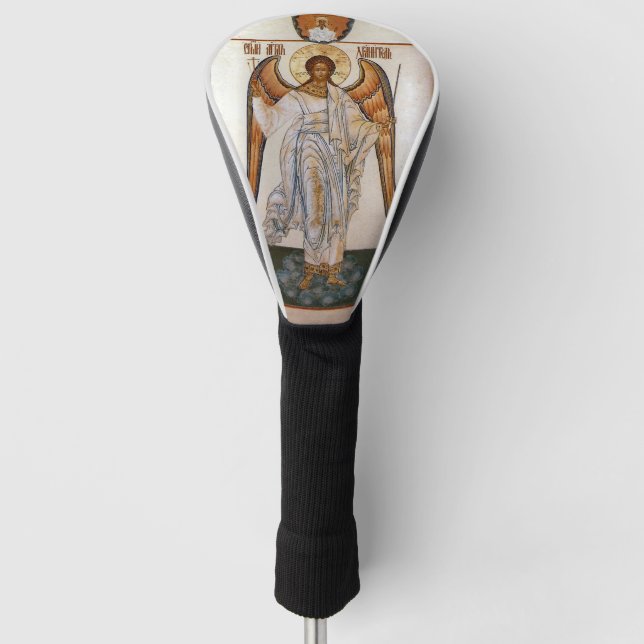 Guardian Angel Orthodox Christliches Symbol Golf Headcover (Vorderseite)