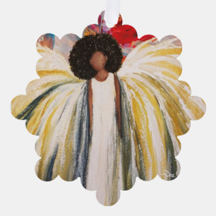 Guardian Angel Paper Ornament Karte
