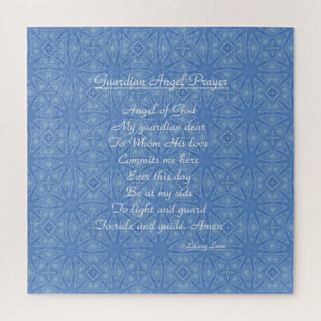 Guardian Angel Prayer Blue (Vertikal)