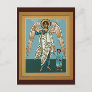 Guardian Angel Prayer Card Postkarte