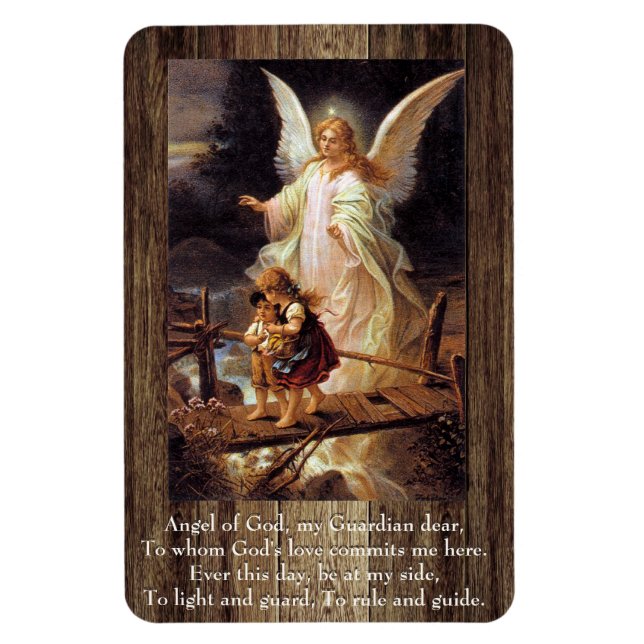Guardian Angel Prayer Magnet (Vertikal)