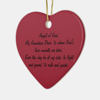GUARDIAN ANGEL PRAYER ORNANATION KERAMIK ORNAMENT