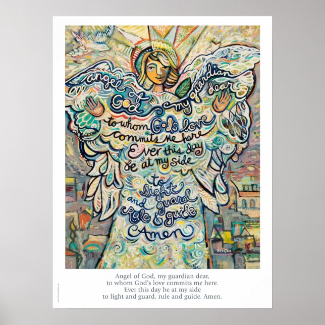Guardian Angel Prayer Poster (Vorne)