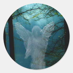 Guardian Angel Runder Aufkleber