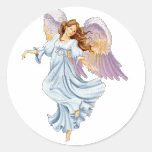 Guardian Angel Runder Aufkleber
